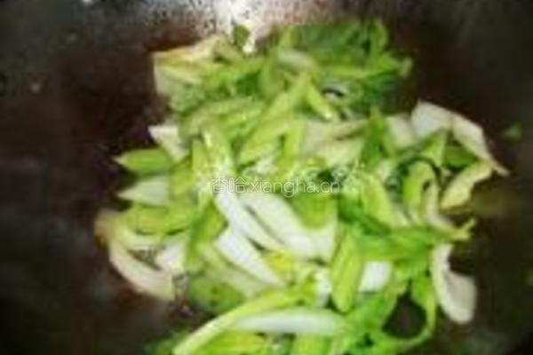 芹菜木耳炒肉的做法图解5