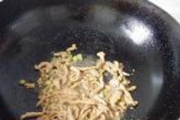 苤蓝炒肉丝的做法图解9