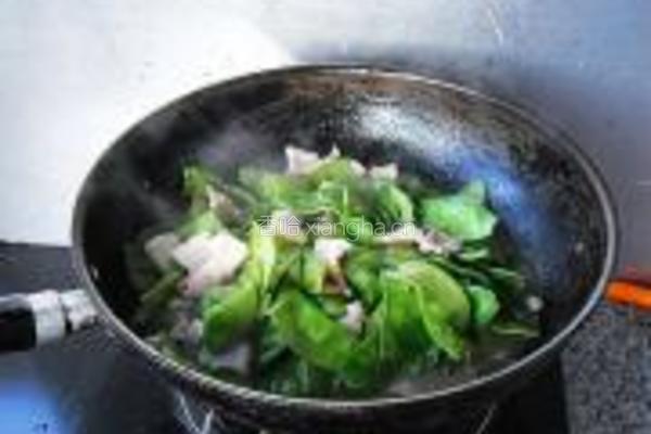 五花肉烧扁豆的做法图解9
