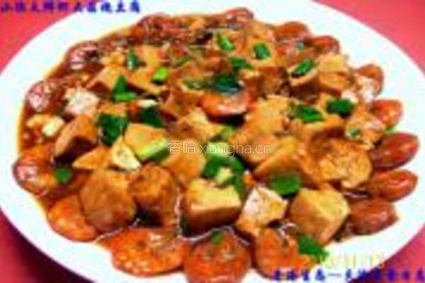 鲜虾大蒜烧豆腐的做法图解14
