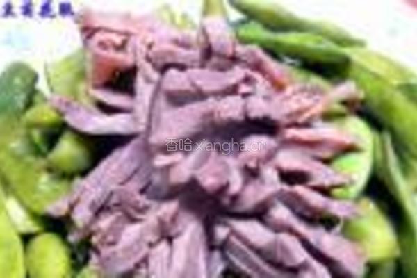 香糟毛豆菊花肫的做法图解17