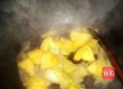菠萝白菜炒肉的做法图解12