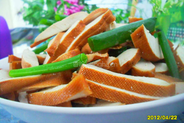 凉拌五香豆腐干