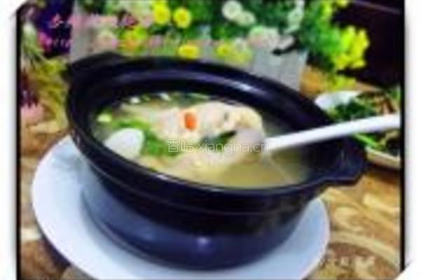 杏鲍菇鸡腿汤的做法图解9