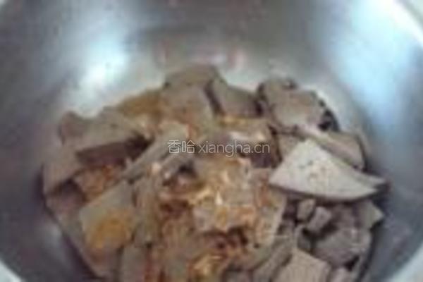 红油羊肝的做法图解7