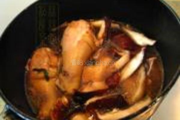 香菇卤鸡腿的做法图解12