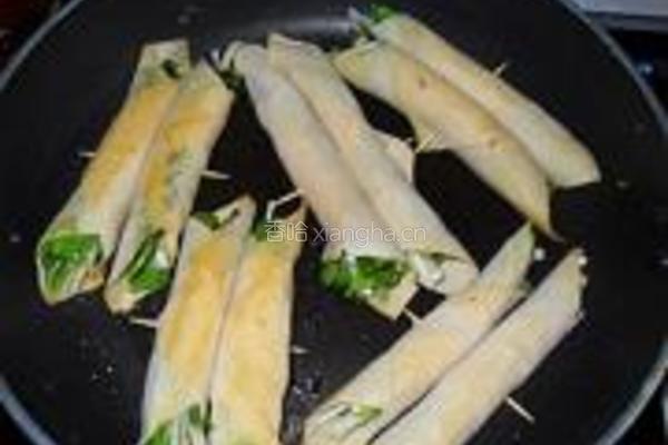 蔬菜豆皮卷的做法图解7