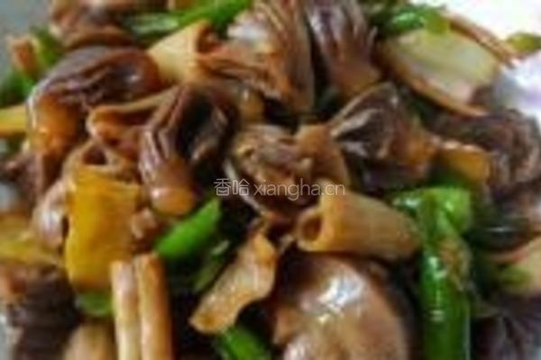 青椒炒鸭胗的做法图解6