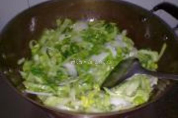 虾米芥菜的做法图解3