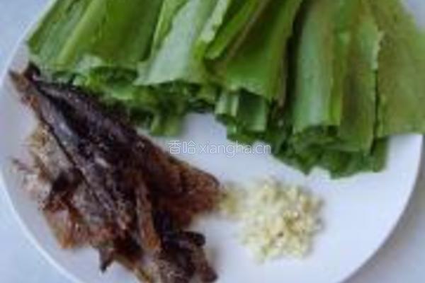 豆豉鲮鱼油麦菜的做法图解4