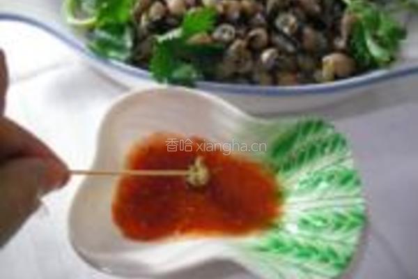 白灼黄米螺的做法图解10