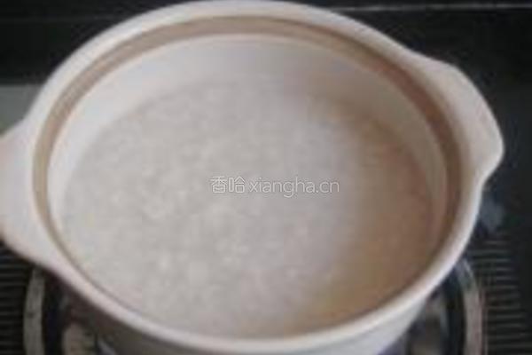 茉莉花薄荷糯米粥的做法图解2