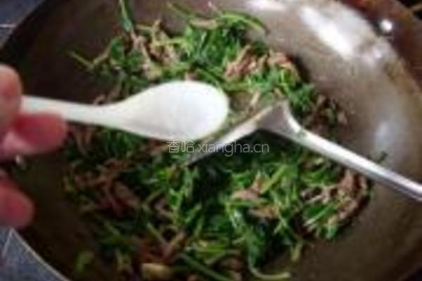 菠菜炒猪肝的做法图解9