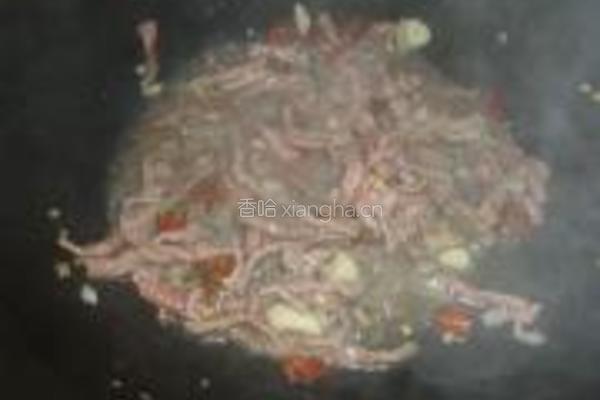 萝卜丝炒牛肉的做法图解5