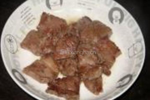 西冷牛肉扒芥蓝的做法图解7