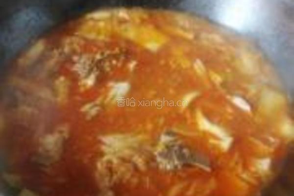 白菜年糕烩排骨的做法图解11