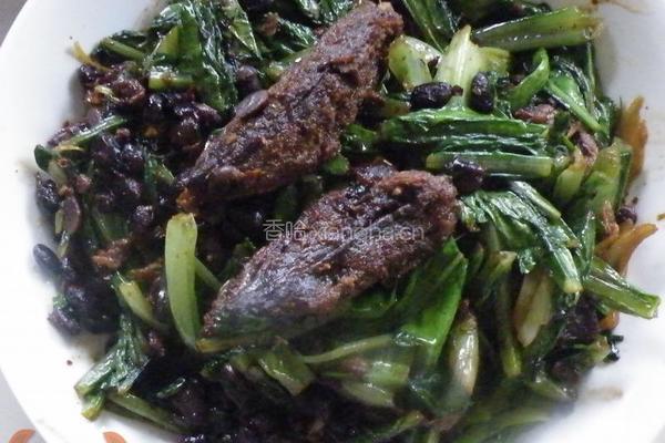 豆豉鲮鱼油麦菜