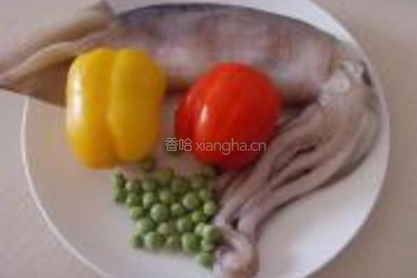 蚝油鱿鱼卷的做法图解1