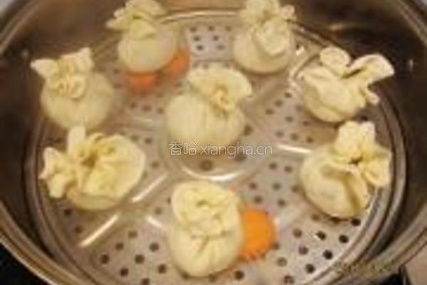 小芹菜鲜肉烧麦的做法图解9