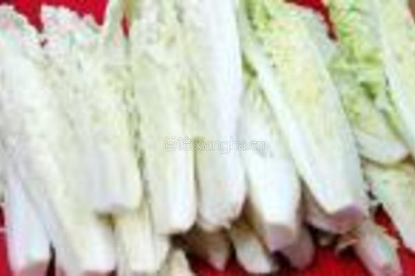 娃娃菜煲的做法图解1