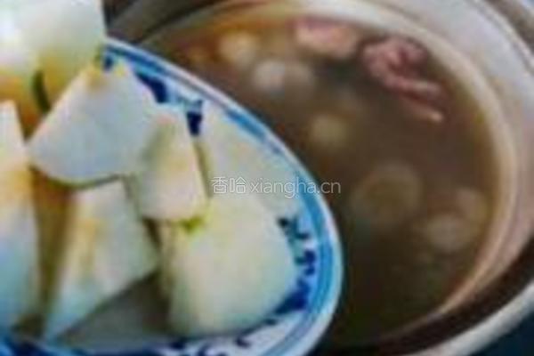 鸡爪瘦肉水果人参汤的做法图解8