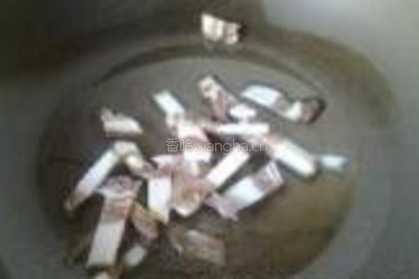 腊肉炒冬笋的做法图解3