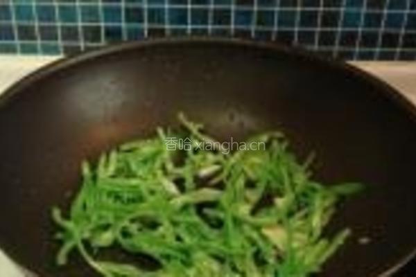 青椒牛肚的做法图解4