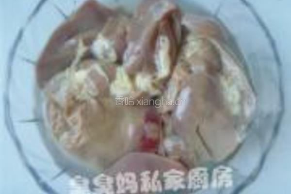 卤鸡肝的做法图解2