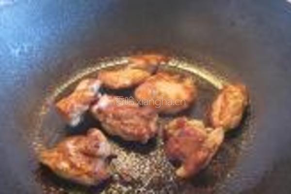 煎鸡腿肉炒蒜苔的做法图解5