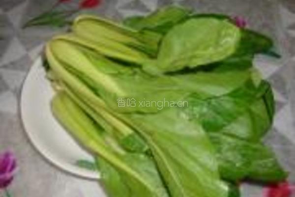 油菜平菇的做法图解3