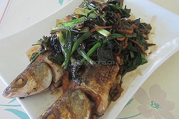 紫苏香煎鱼