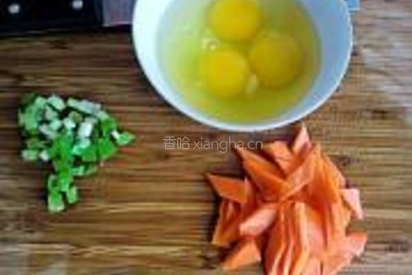 芹菜炒鸡蛋的做法图解2