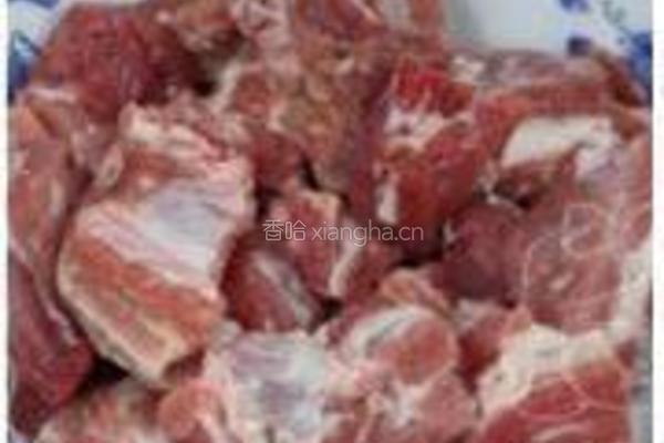 干豇豆芋儿烧排骨的做法图解1