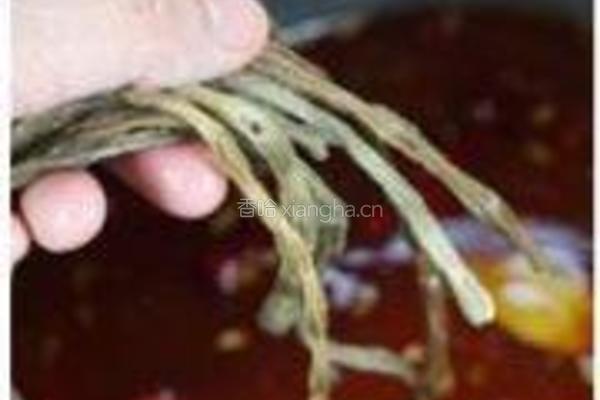 干豇豆芋儿烧排骨的做法图解12