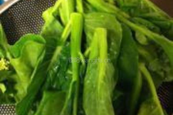 蚝油菜心的做法图解1