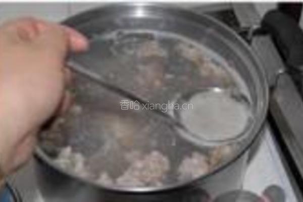 花蛤鱼头粥的做法图解4