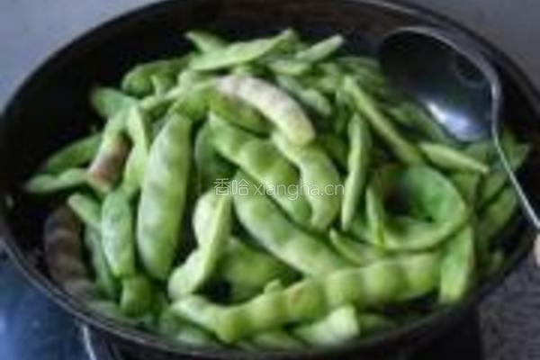 素烧油豆角的做法图解3