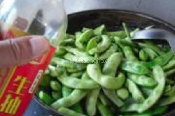 素烧油豆角的做法图解4