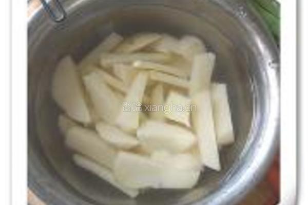 土豆炖豆角的做法图解3