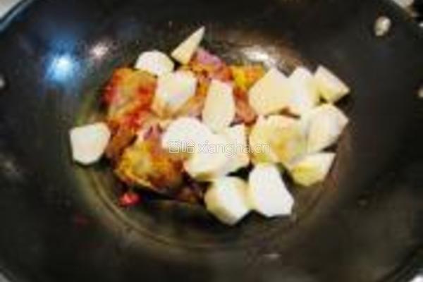 咖喱山药豆干鸡的做法图解16