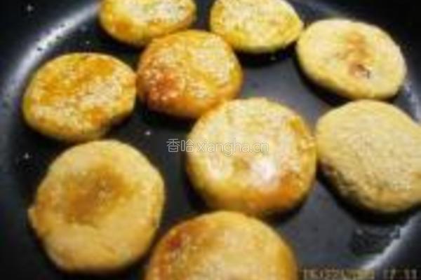 红豆沙番薯饼的做法图解6