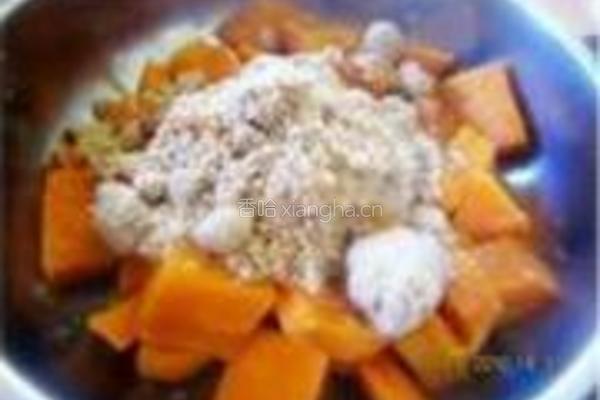 红豆沙番薯饼的做法图解1