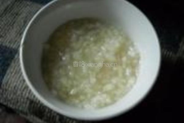 蜜豆冰蔬果糯米粥的做法图解9