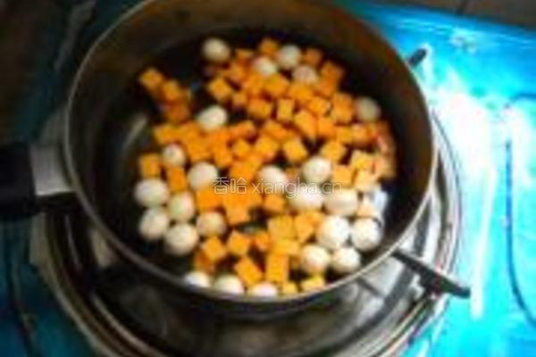 蜜豆冰蔬果糯米粥的做法图解10