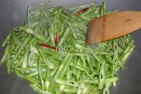 素炒四季豆的做法图解4