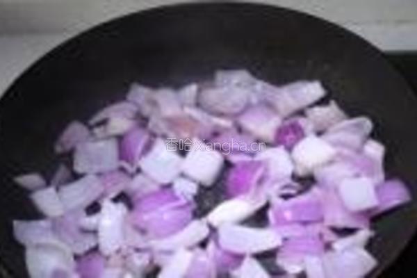 洋葱炒豆腐的做法图解3