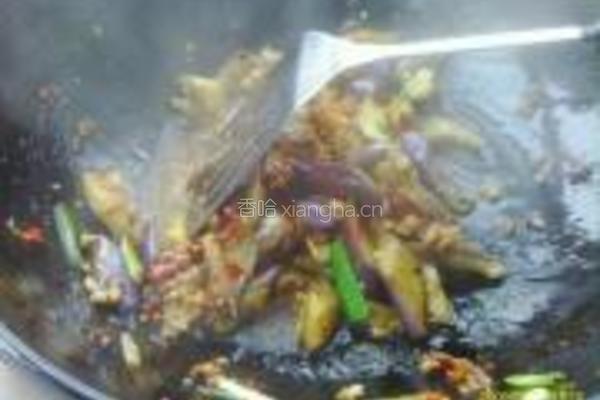 川味肉沫茄子的做法图解4