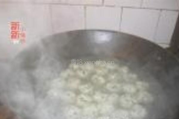 荠菜肉丸子的做法图解5