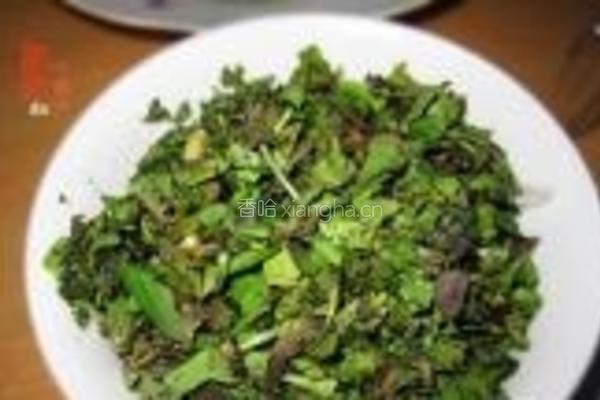荠菜肉丸子的做法图解1