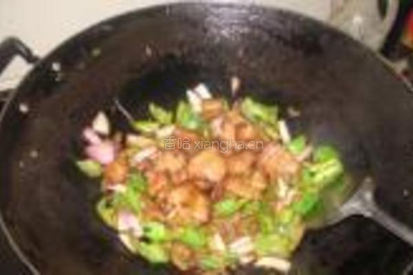 榨菜辣椒炒肉的做法图解7